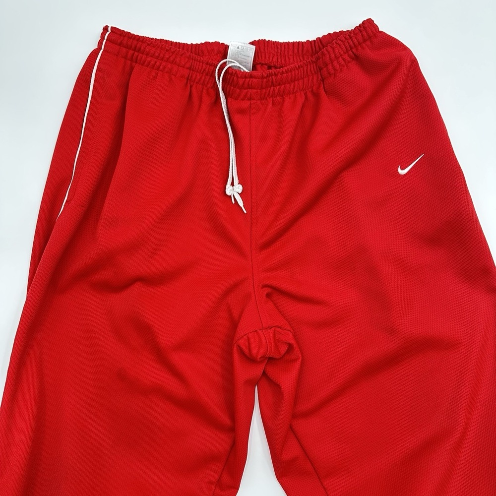 Vintage Nike Joggers Red Pants Men XXL Zip Ankle Sportswear Athletic Y2K Read - Picture 3 of 14